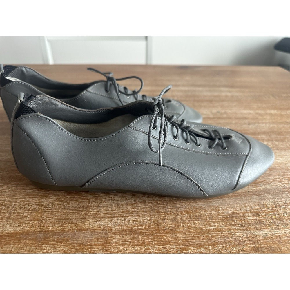 Women's Sport Steps Aerobic Fitness Sneakers Shoes Leather Grey Size 10 Vintage